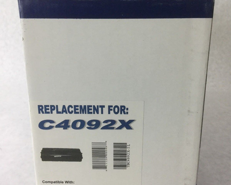 Toner Cartridge Black Compatible w/ C4092X (HP LaserJet 1100/1100A/3200 Series)