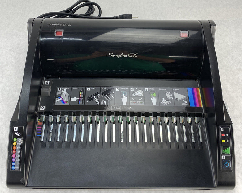 Acco 7704250C Swingline GBC CombBind C110E Binding Machine