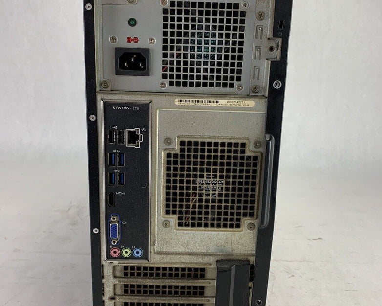 Dell Vostro 270 MT Intel Core i3-3220 3.3GHz 4GB RAM No HDD No OS