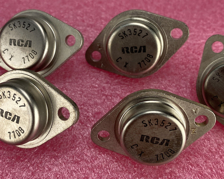 Lot of 5 RCA SK3527 CX 7708 Bipolar Transistor