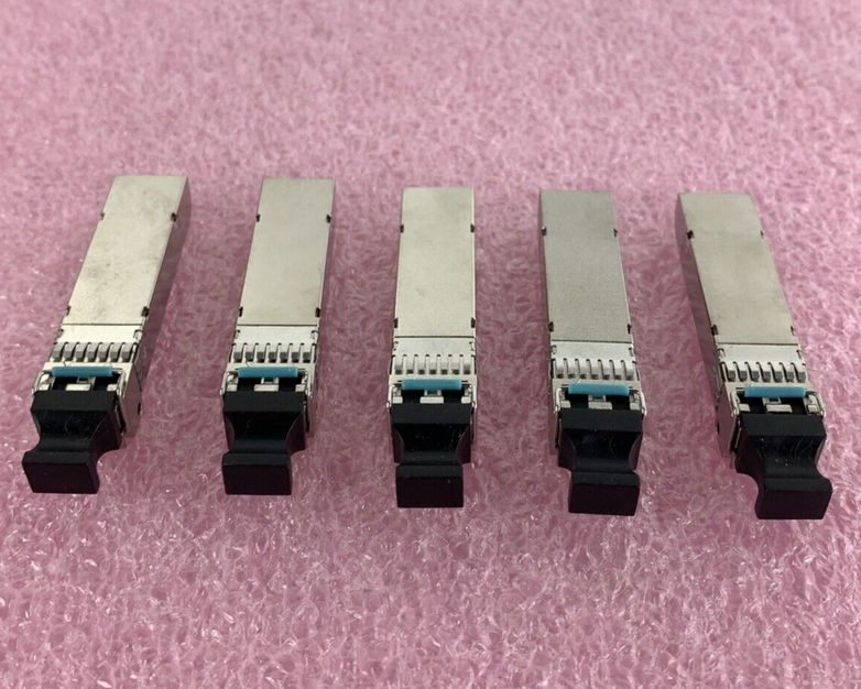 Lot of 5 HUAWEI 10G-1310nm-10KM-SM-SFP+ 34060742 SMF 1310nm 10KM Optical Module