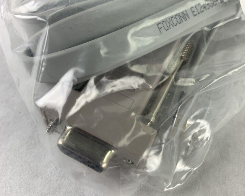 New Lot of 3 Foxconn Console Cable RJ45 to DB9 Female Adapter E124936-D