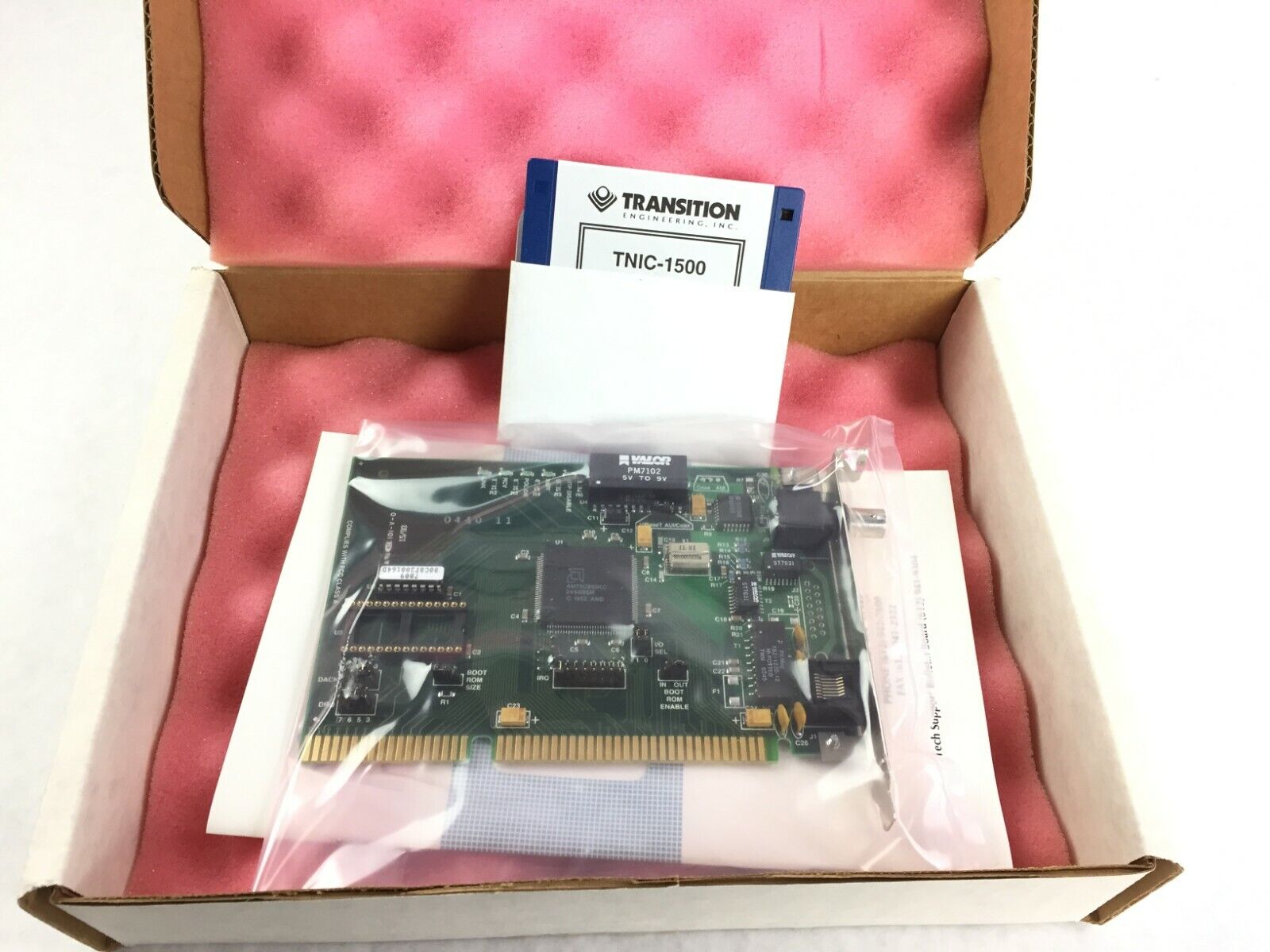 TRANSITION TNIC 1500 16 Bit ISA Ethernet 10BaseT 10Base2