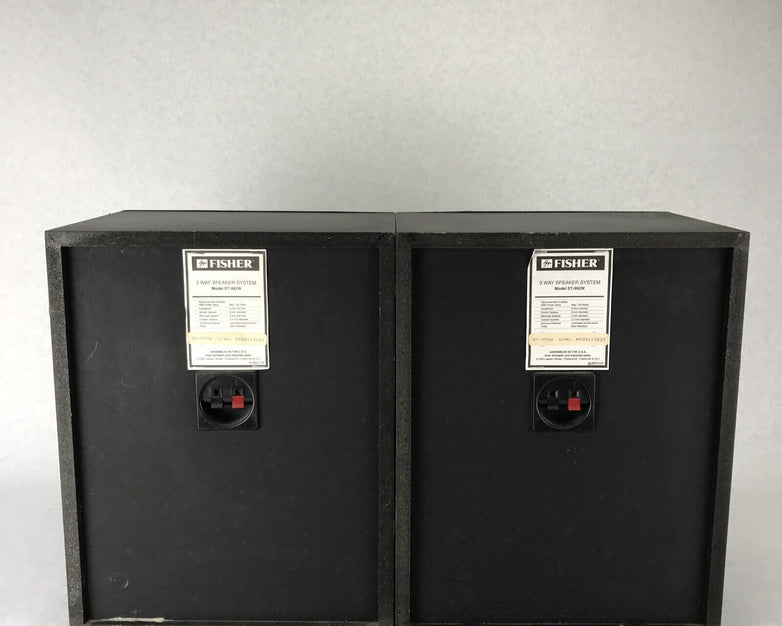 Pair of Fisher ST-992W 3-Way Speakers 100W