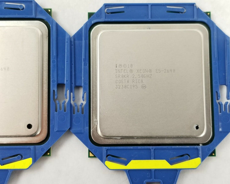 Matching Pair Intel Xeon E5-2640 SR0KR 6-Core 2.50GHz LGA2011 Processor