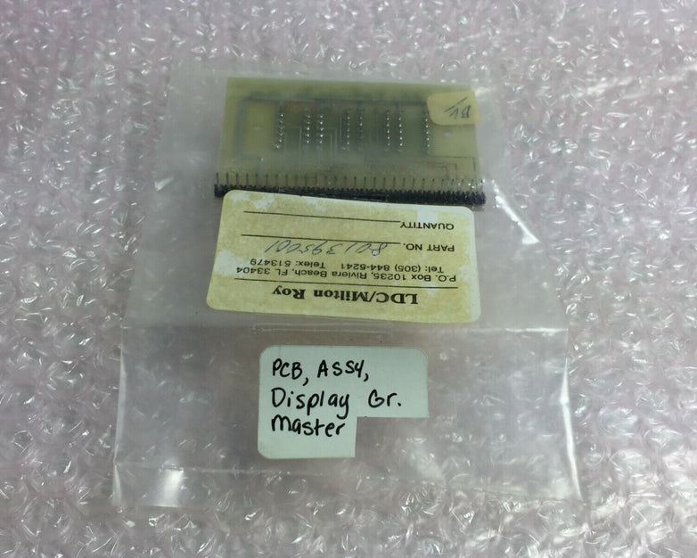 LDC / Milton Roy Part# 801395001 PCb Assy Display Gr Master