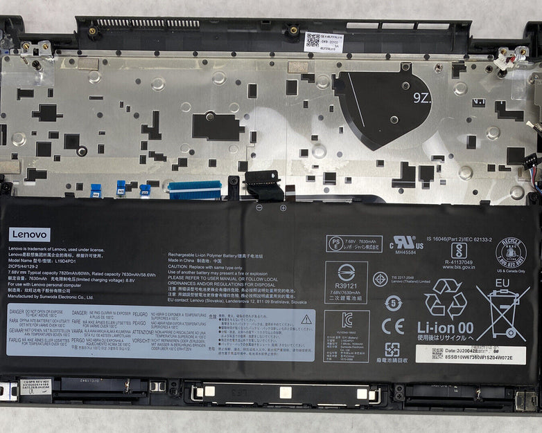 Lenovo Yoga C930-13iML Laptop Palmrest Touchpad Keyboard Assembly WITH BATTERY