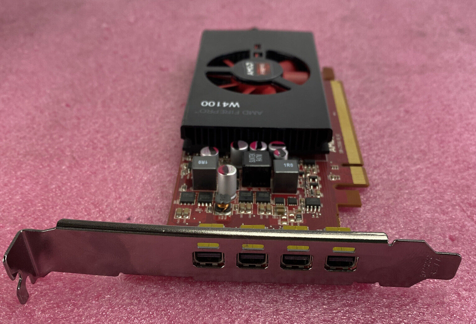 AMD 025D14 Firepro W4100 2GB GDDR5 Quad Mini-Displayport PCIe16 3.0 Video Card