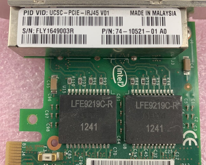 CISCO 74-10521-01 UCS Intel i350 Quad Port 1GB Adapter