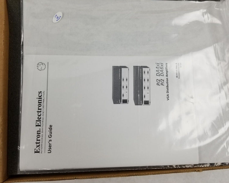 Extron 60-246-03 P/2 DA4xi (6 Deep) Four Output VGA Distribution Amplifier
