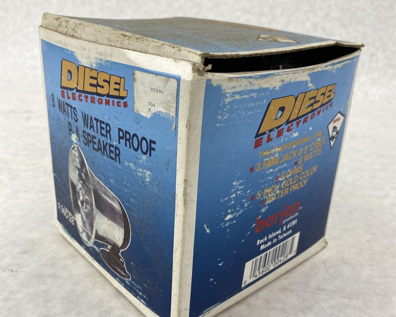 Barjan 360-28 Diesel Electronics 8 Watt Waterproof PA Speaker WORKS