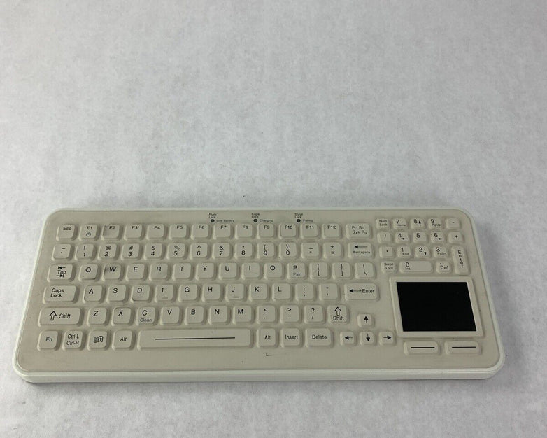 iKey Sk-97-TP Water Resistant USB Industrial Desktop Keyboard White SkinnyBoard