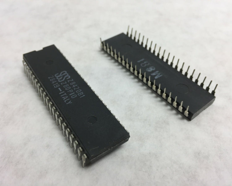 (2) SGS Z8420B1 PIO Parallel In/Out Controller NOS Lot of 2