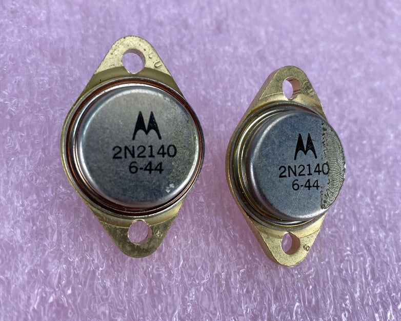 Lot( 2 ) Motorola 2N2140 Bipolar Transistor 6-44