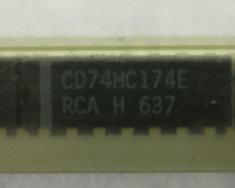 RCA CD74HC174E 16 Pin, NEW (Lot of 4)
