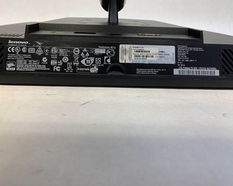 Lenovo ThinkCentre M71z AIO Intel Core i3-2121 3.3GHz 4GB RAM No HDD No OS
