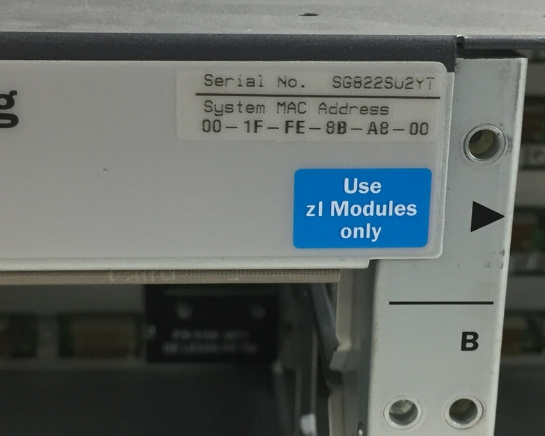 HP ProCurve J8697A 5406zl Managed Switch Chassis Only