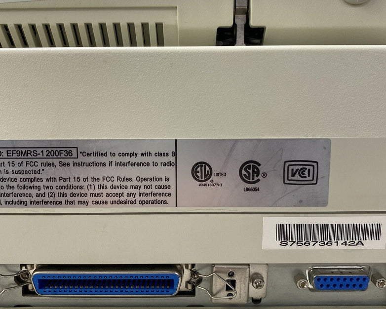 Microtek MRS-1200F36 ScanMaker III Flatbed Scanner DB15 Parallel Port UNTESTED