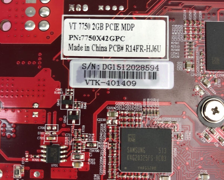 VisionTek VT-7550 2GB PCIE MDP Graphics Card