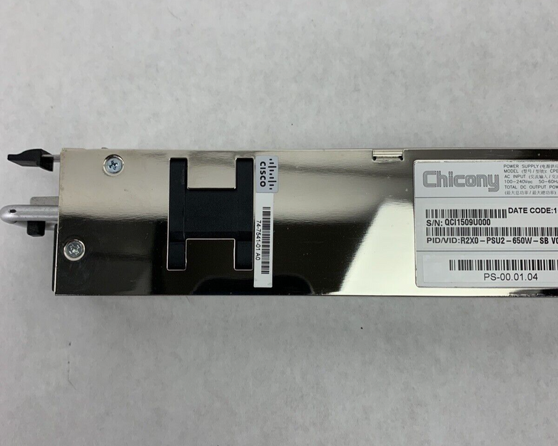 Chiicony CPB09-031A 650W 80PLUS GOLD Power Supply For Cisco UCS C200 M2 Tested