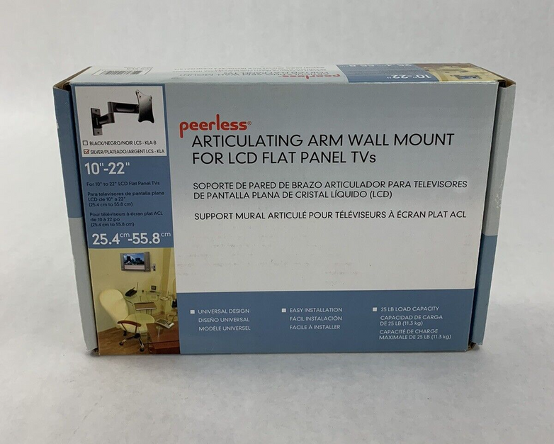 Peerless LCS-KLA Full Motion Wall Mount for 13-22" TVs