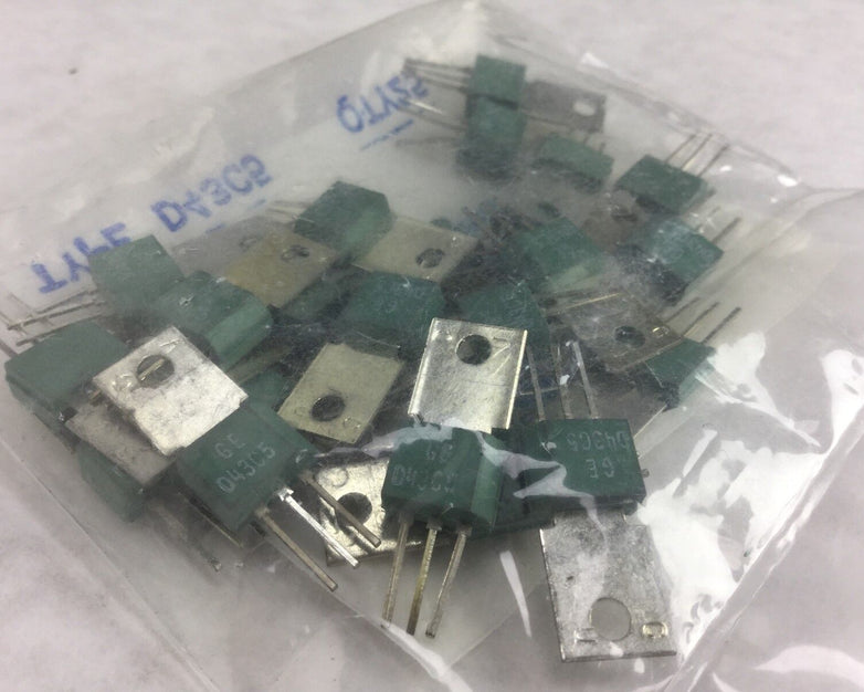 GE General Electric D43C5 Silicon Transistors, Lot of 25, NEW Sealed
