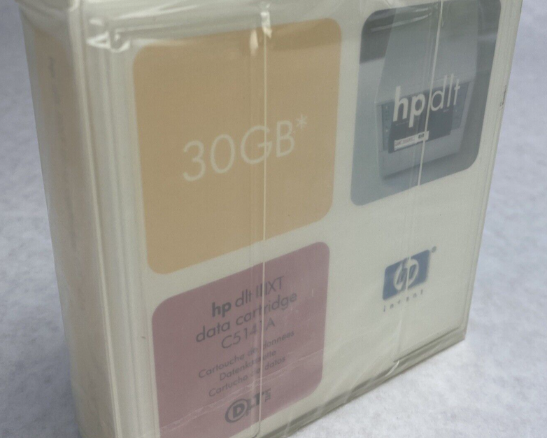 Lot ( 5 ) HP DLT IIIXT 30GB Data Cartridge SureStore Tape C5141A-85700