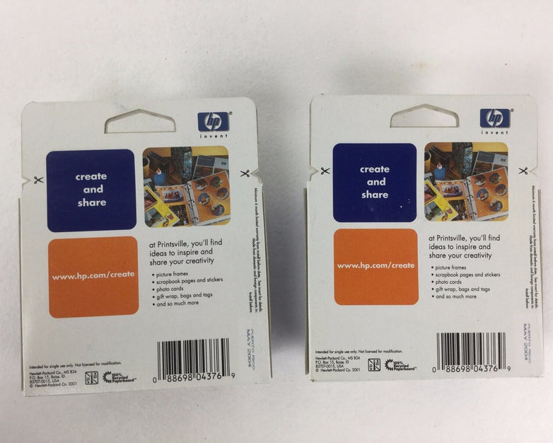 HP 49 Tri Color Ink Cartridge 51649A New Factory Sealed, (Lot of 2)