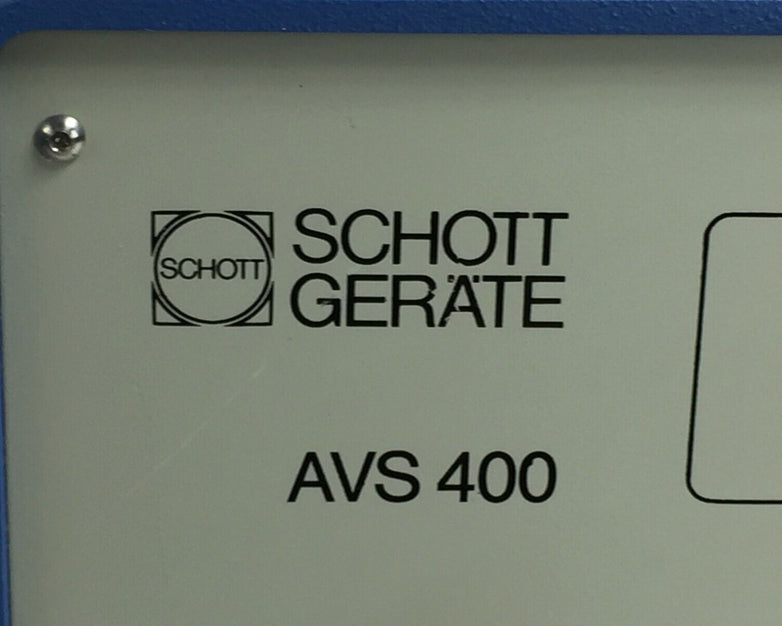Schott Gerate AVS 400 Includes Power Cord