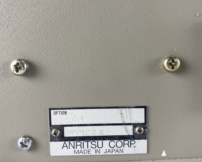 Anritsu MS610B Option 01 Spectrum Analyzer 10kHz- 2GHz UNTESTED