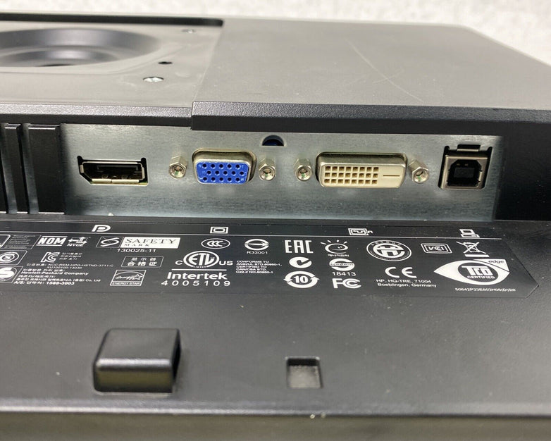 Lot(2) HP E231 EliteDisplay 23inch Monitors 1080p DisplayPort VGA DVI-D Grade B