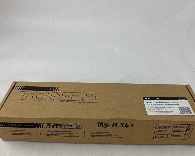 Box opened Mx650 Black toner for MX-M365N