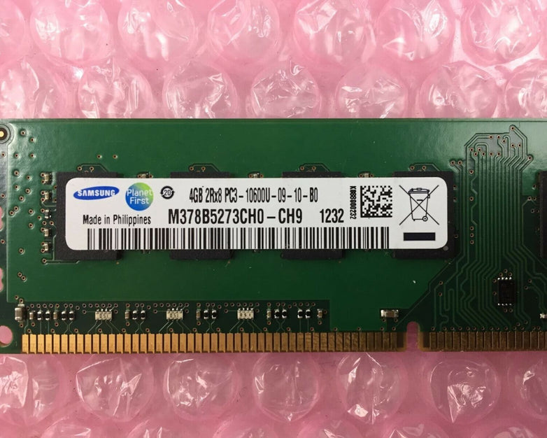 Samsung 4GB 2RX8 PC3-12800U-09-10-B0 M378B5273CH0-CH9