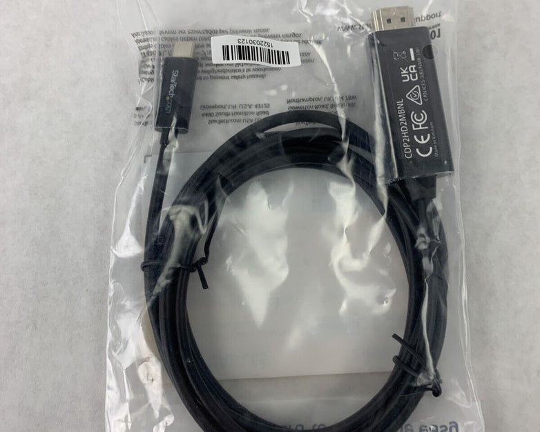 New OEM Startech 6ft USB C to HDMI Cable 4K 60Hz USB Type C DP