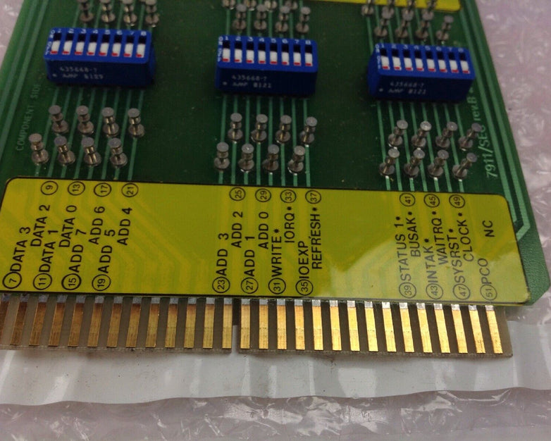 Ace P 2VO 311 Circuit Board 7911/SEC Rev B 06019 Connector Amp 530384-9 8049