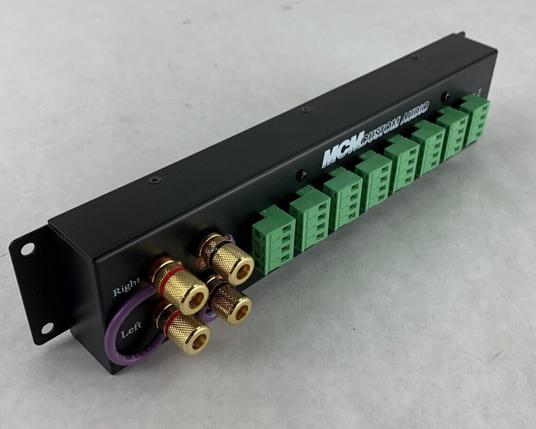 MCM Custom Audio Model 50-2204 Speaker Distribution Panel Box Opened