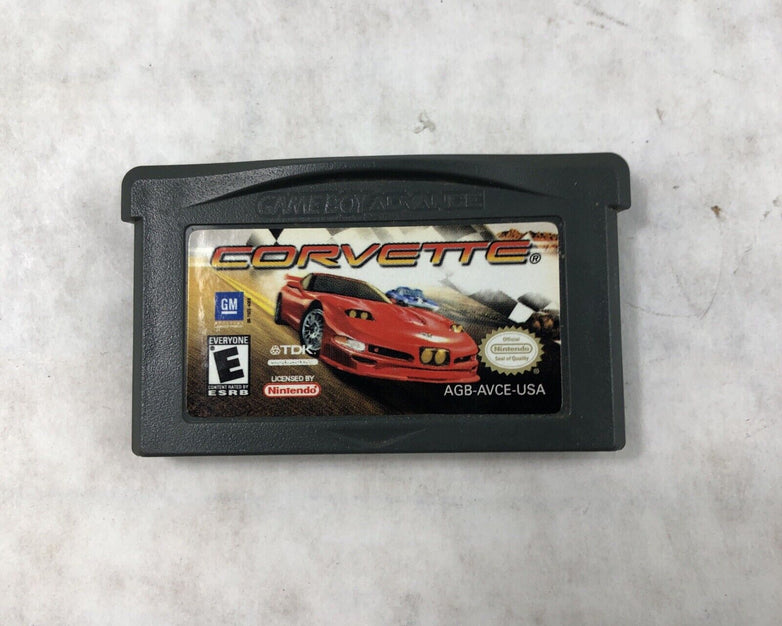 Gameboy Advance Corvette Game and Instruction Booklet