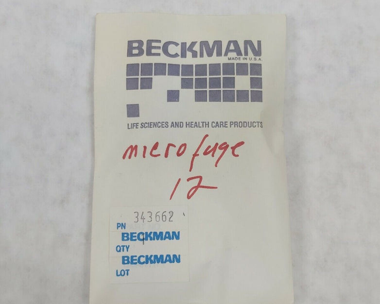 Beckman 343662 MF-12 Centrifuge Brushes
