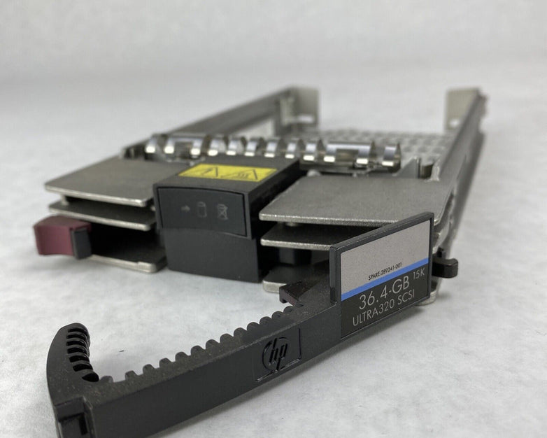 Lot of 4 Genuine HP ULTRA320 3.5" SCSI 289241-001 HDD Caddy Trays 36.4GB 15K RPM
