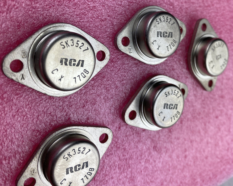 Lot of 5 RCA SK3527 CX 7708 Bipolar Transistor