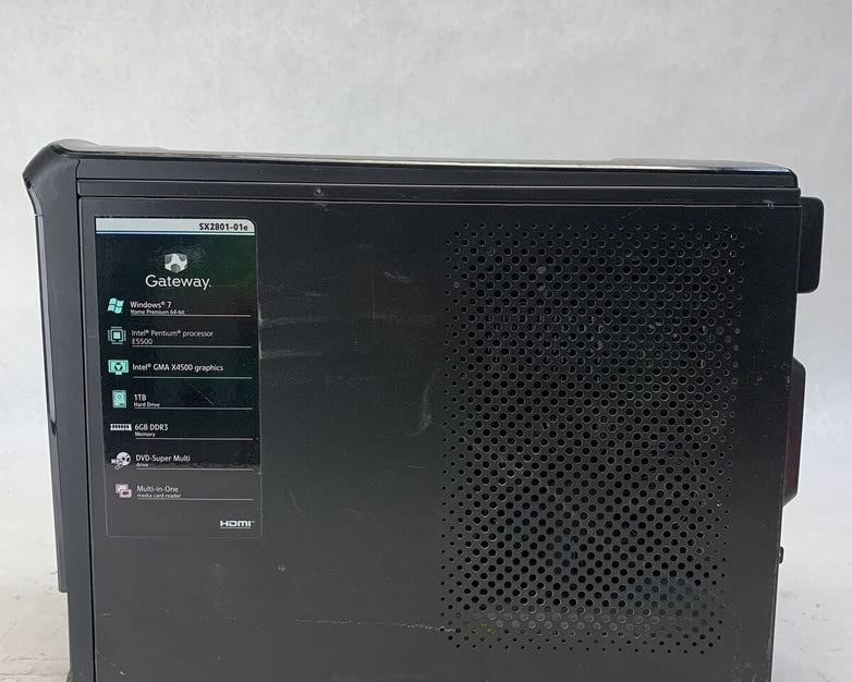 Gateway SX2801 SFF Intel Pentium Dual Core E5500 2.8GHz 6GB RAM No HDD No OS