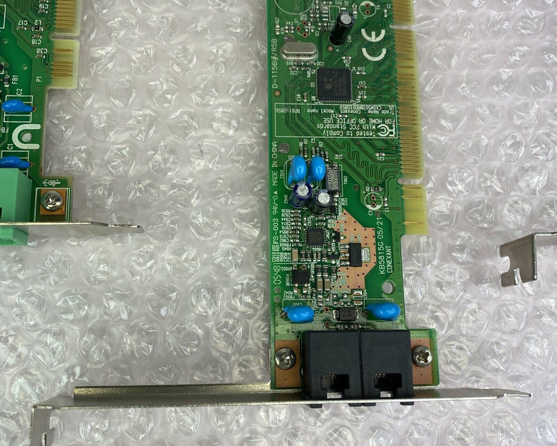 Lot of 3 various PCI card 56k fax modems Conexant KB5815G Agere 90109-2 P40