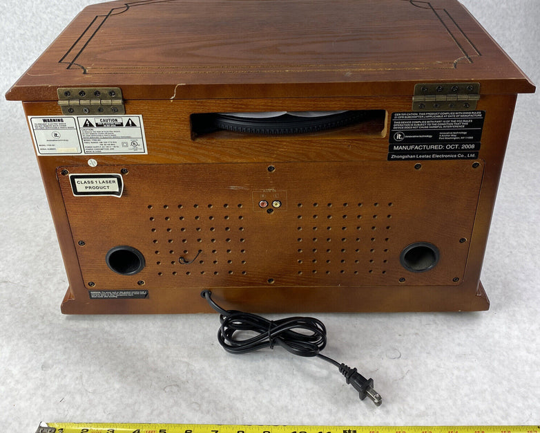 Innovative Tech ITRR-501 Wooden 5 In 1 Stereo System NEEDS REPAIR