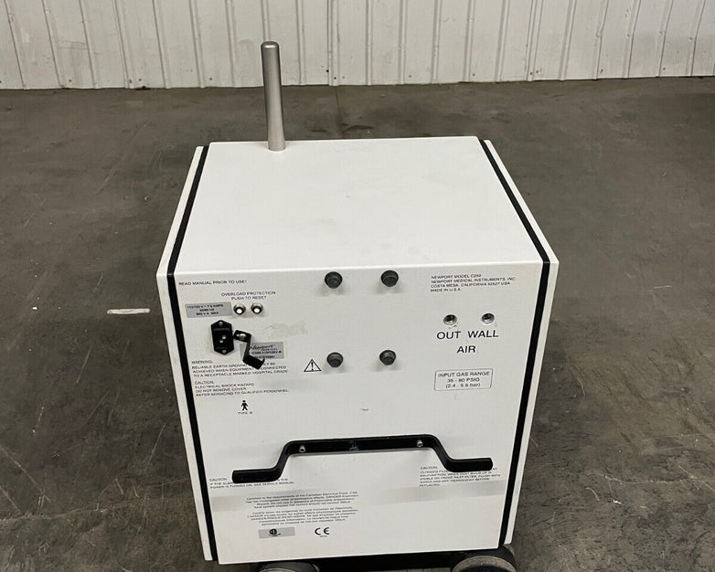 Newport Medical C250 Air Compressor C250-110/120V-R, 39.5 Hours, NMI