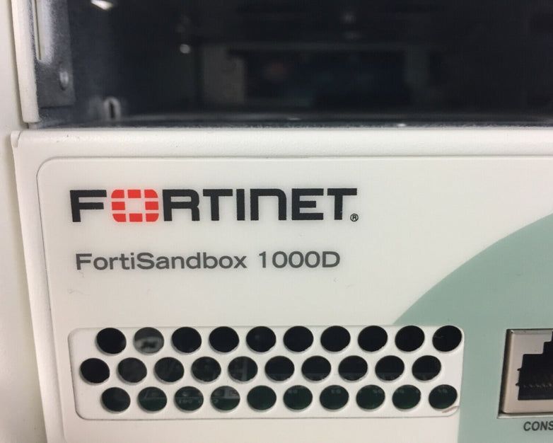 Fortinet FortiSandbox 1000D FSA-1000D-USG No HD No OS Includes 2 Power Cords
