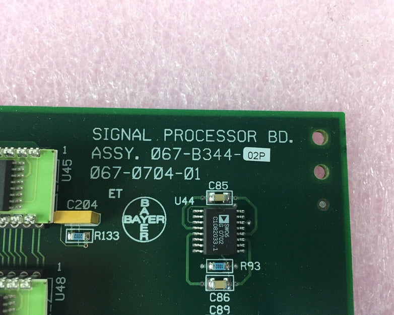 Siemens Bayer 067-B344-02P Signal Processing Board - 067-0704-01