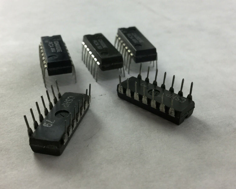 Genuine RCA CD4002AE Integrated Circuit 14 Pin Dip Lot of 5
