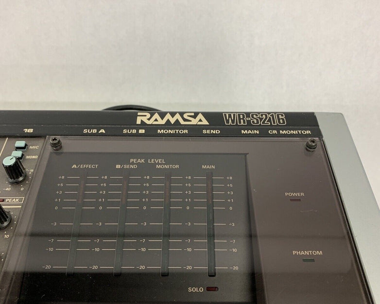 Panasonic Ramsa WR-S216 16 Channel Analog Mixer Audio Mixing Console Tested