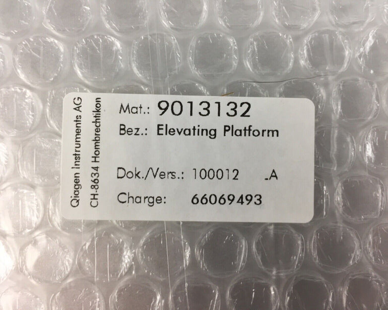 Brand New Qiagen 9013132 1747250-00 Elevating Platform
