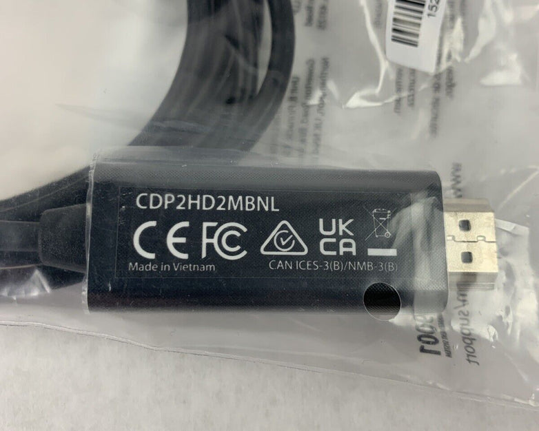 New OEM Startech 6ft USB C to HDMI Cable 4K 60Hz USB Type C DP